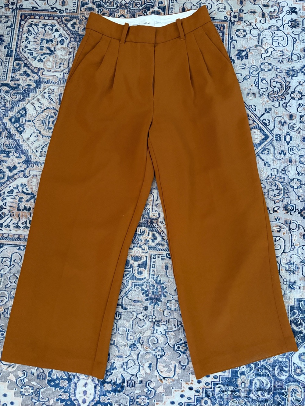 ARITZIA Wilfred | Effortless Pants Trousers in Warm Cinnamon